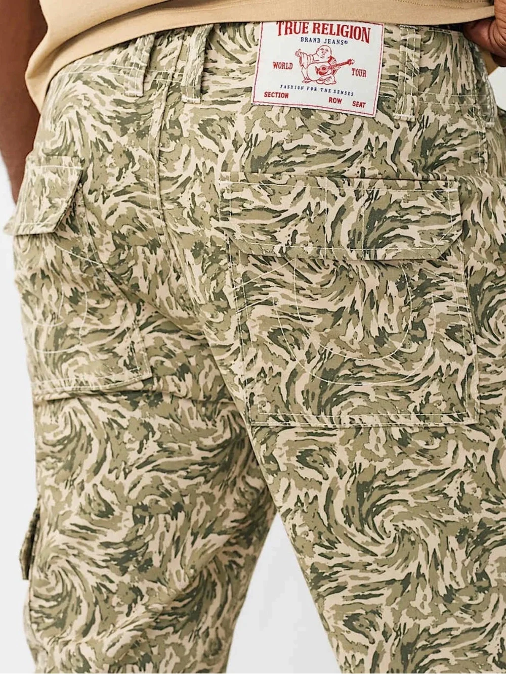 True Religion Jogger Camo Cargo Sn Abstract Camo Cargo Pants M 34 x 30